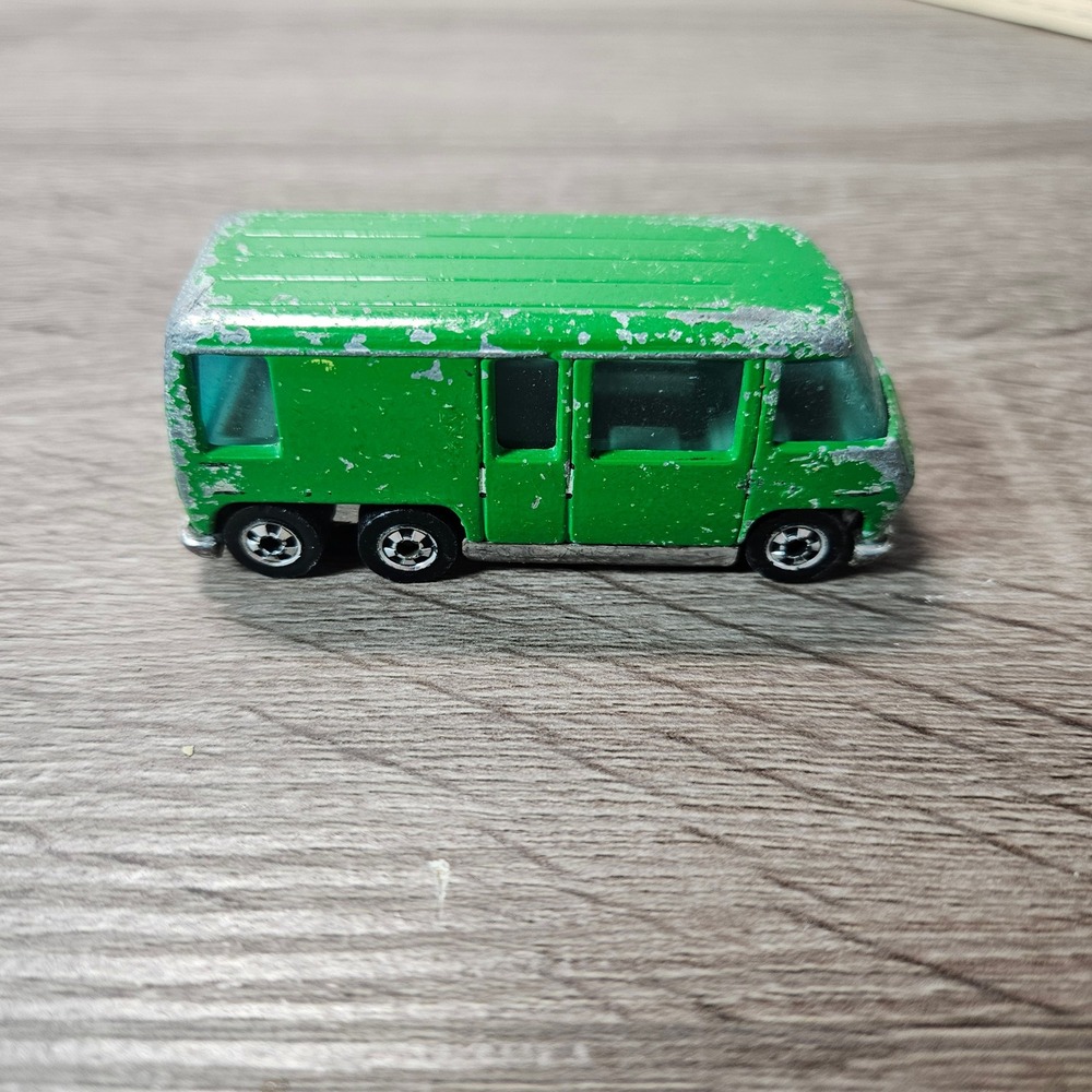 Vintage 1976 Hot Wheels GMC Motor Home Green Palm Beach Diecast RV Hong Kong